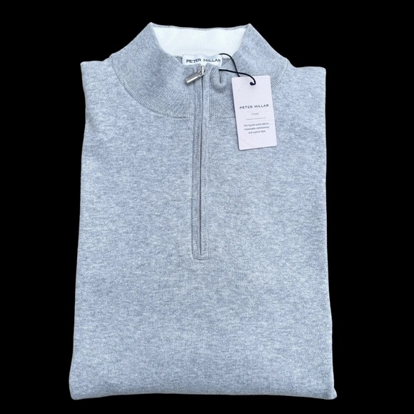 Peter Millar Crown Soft Cotton Blend Men’s Crest Quarter Zip Sweater NWT… - Picture 2 of 8